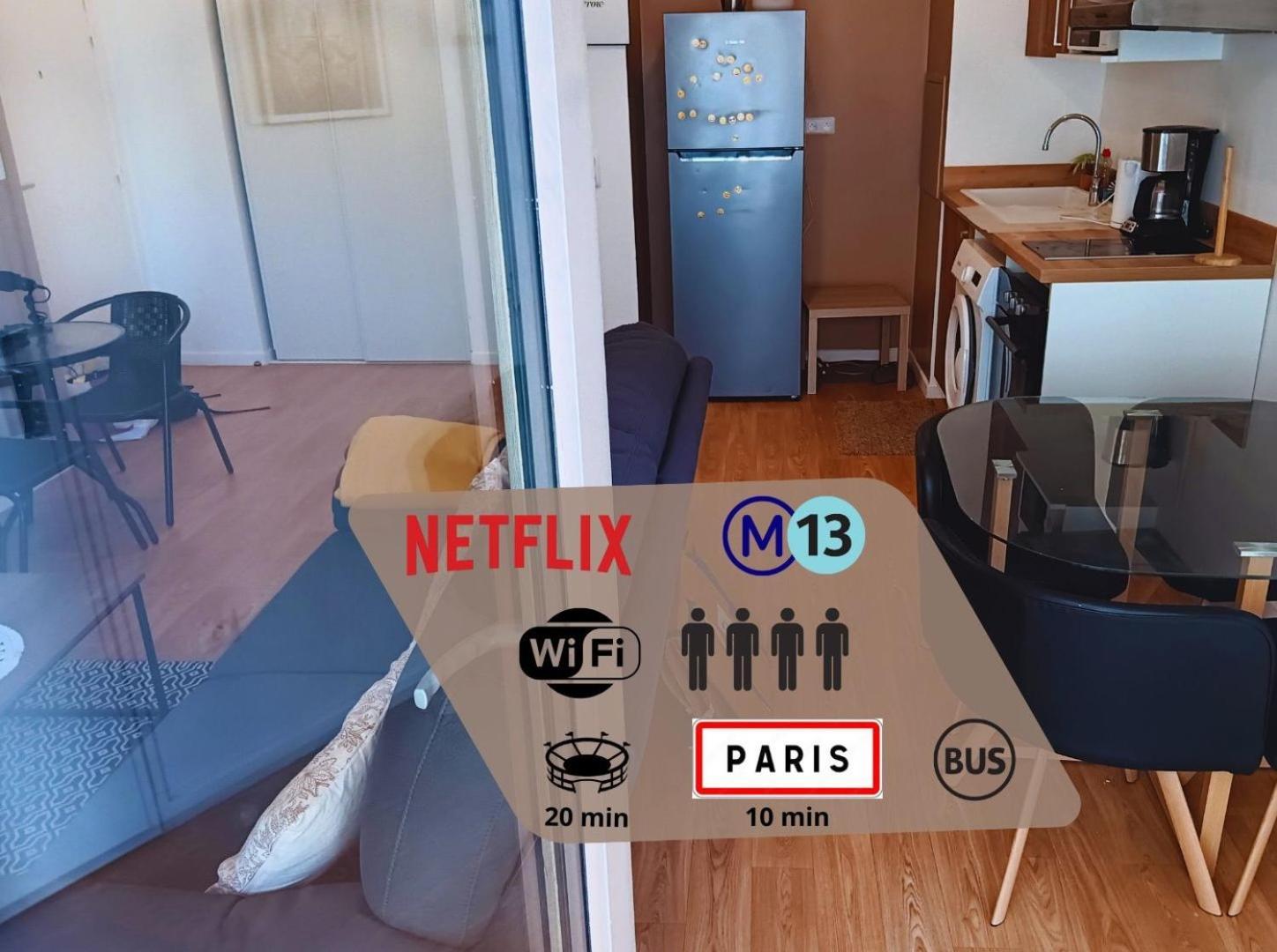 Destiny Appart' Paris -Beauvais-Orly- Podcasts- Stade De France Stains Zewnętrze zdjęcie